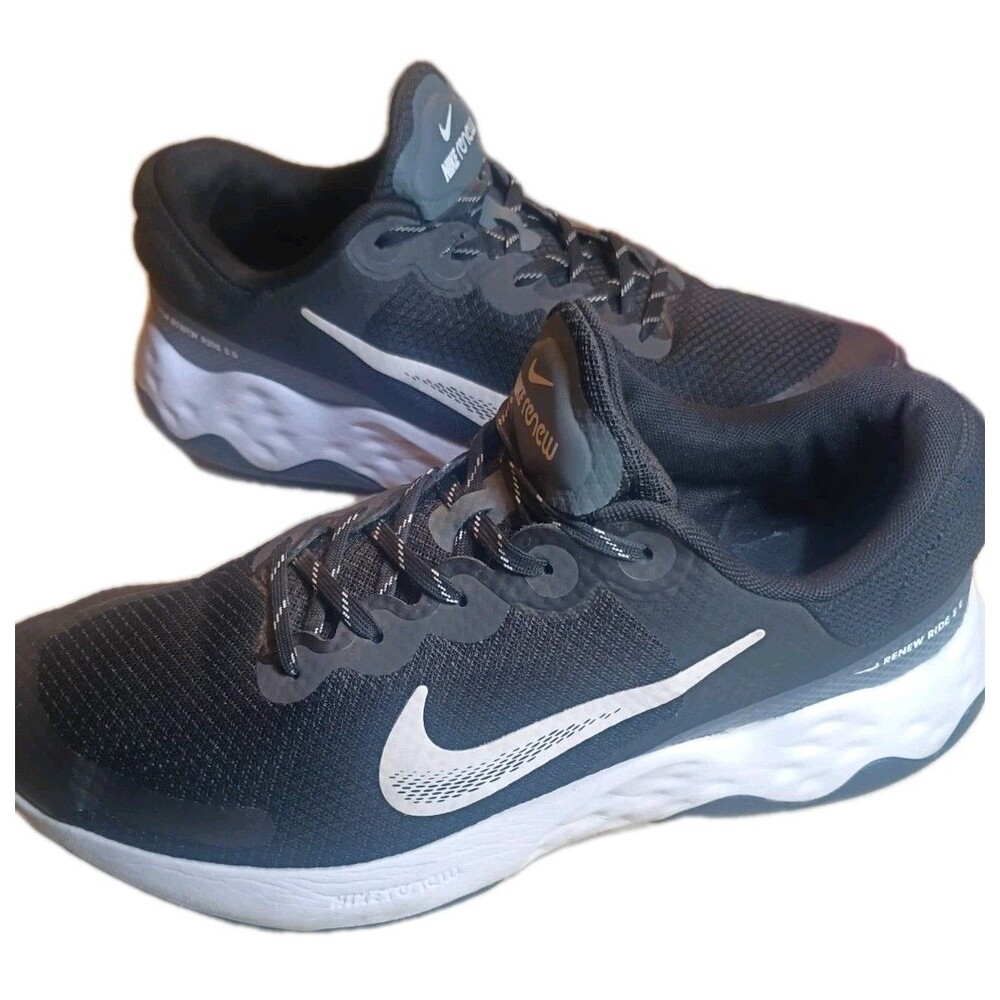 Nike RENEW RIDE 3 Men's Black DC8185-001 Size 11 Athletic Running Sneakers
